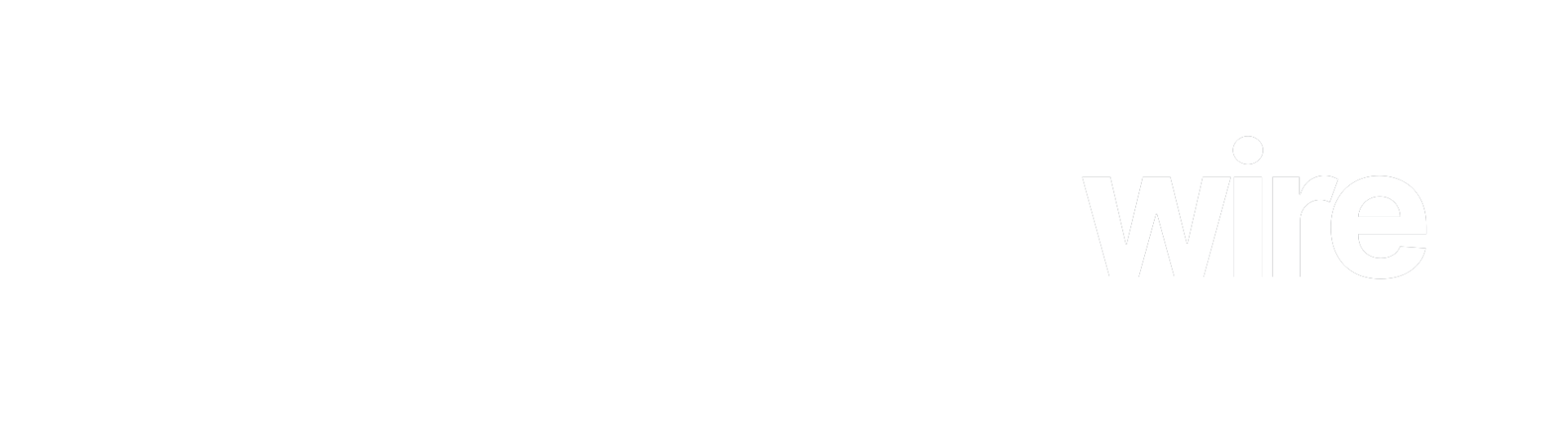 Los Angeles Wire logo on black background.