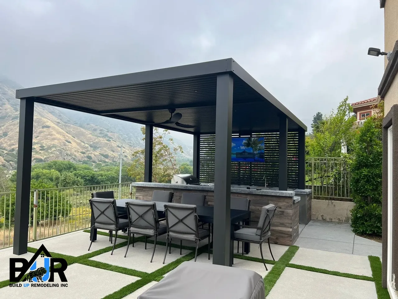 Tarzana outdoor kitchen