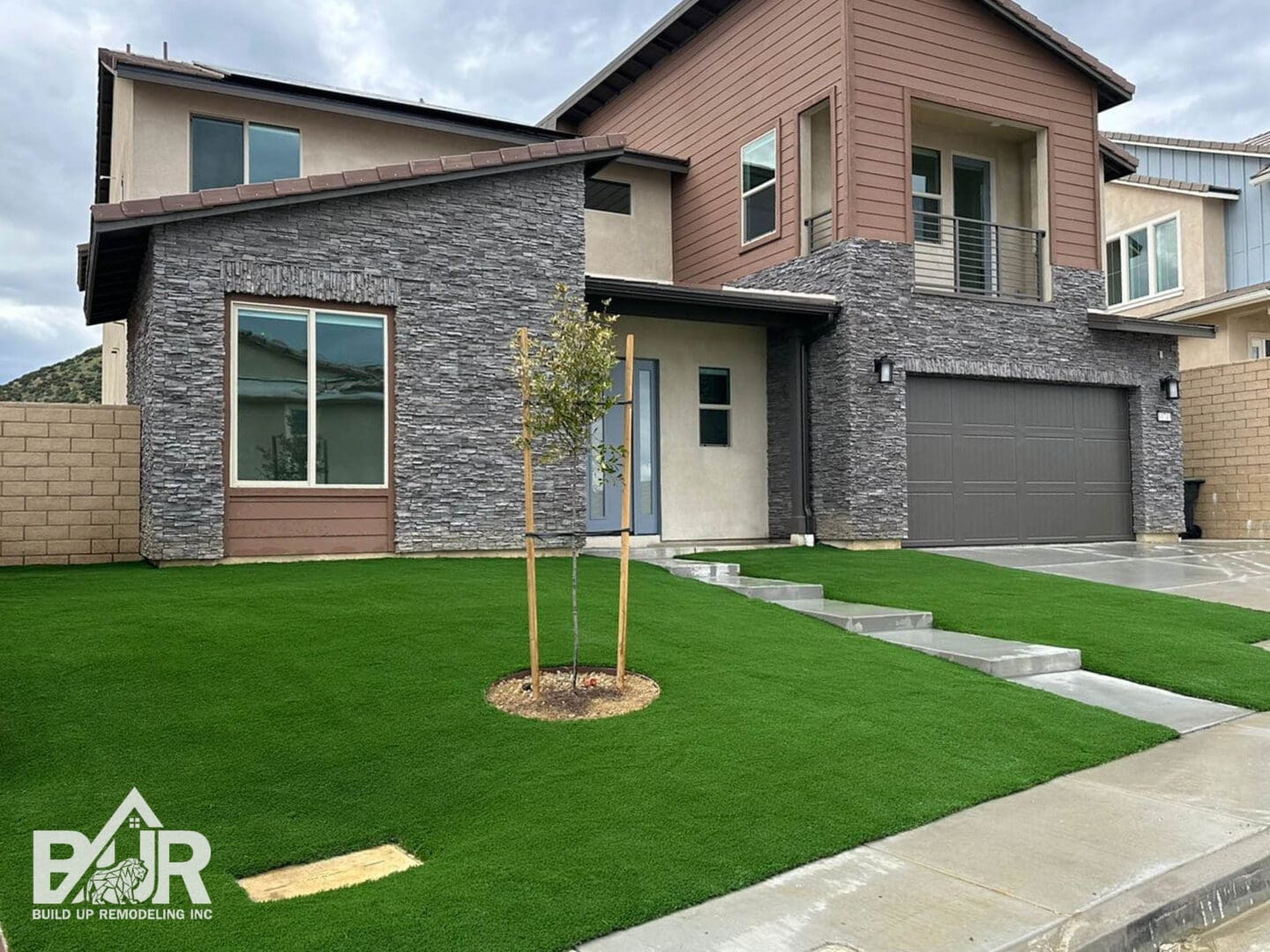 Tarzana turf installation