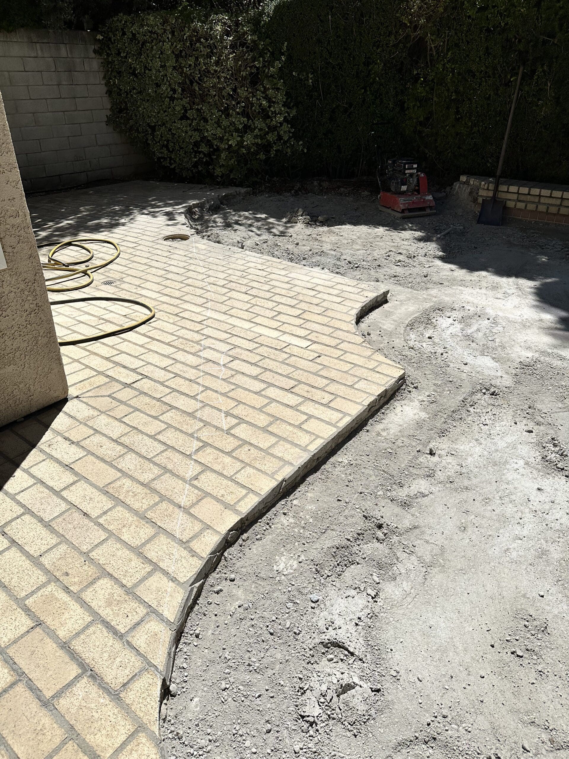 Backyard utility cancellation and preparation