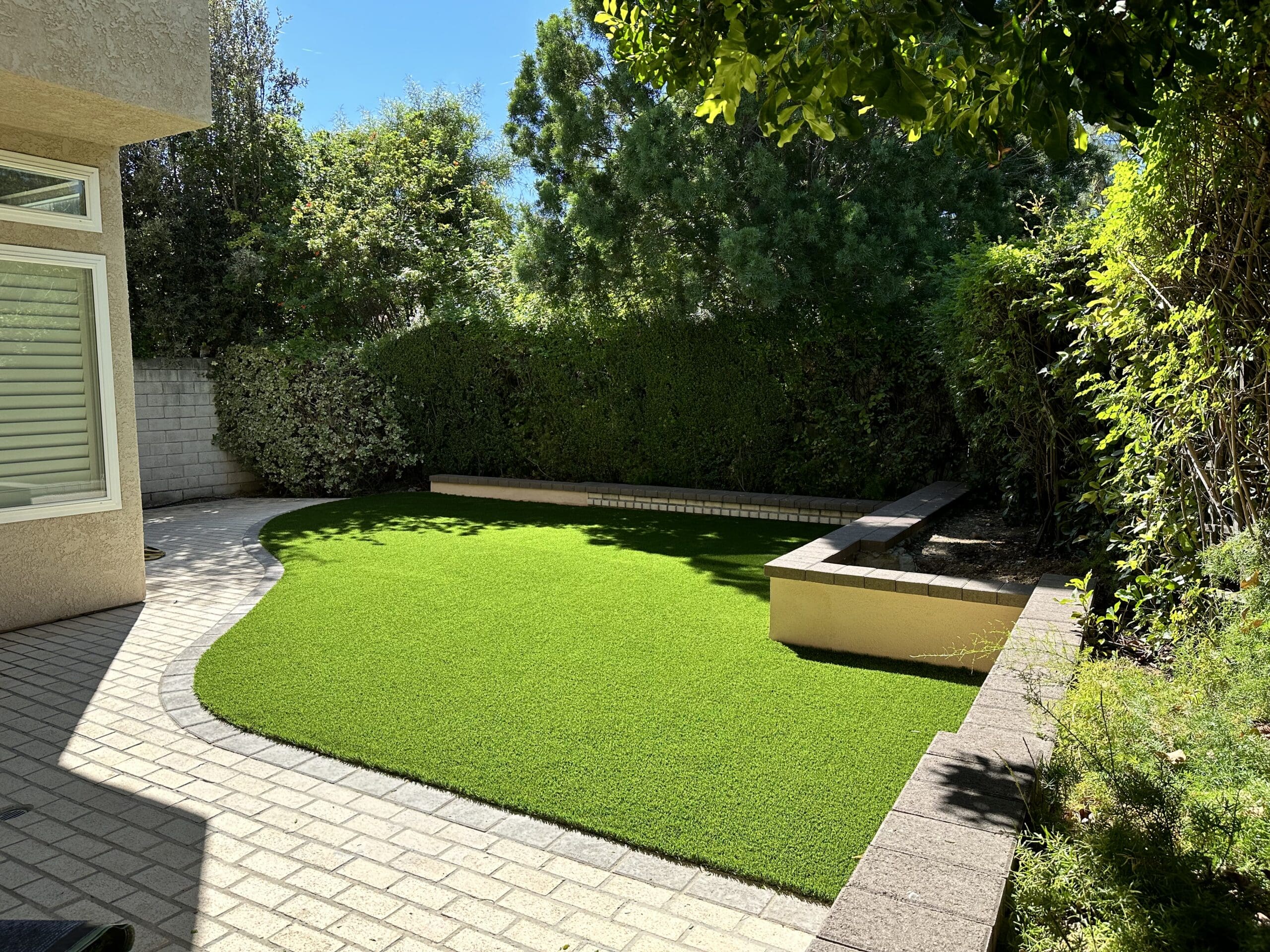 Artificial turf installation after pool cancellation in Moorpark